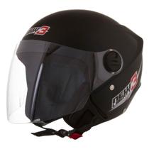 Capacete preto new liberty three tam 58 pro tork
