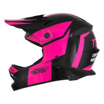 Capacete pro tork cross factory edition kids brilhante infantil