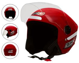 Capacete Pro Tork Liberty Three Viseira Transparente Tamanho 56 Motoqueiro Motoqueira