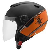 Capacete Pro Tork New Atomic Skull Riders Hd Aberto Moto