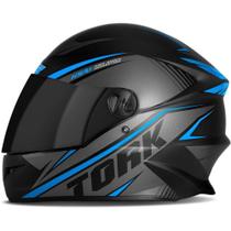 Capacete Pro Tork R8 Preto c/Azul fosco/60