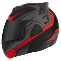 Capacete Pro Tork V-pro Jet 3 Viseira Fumê Escamoteável Moto