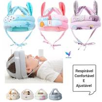 Capacete Proteção Cabeça Bebê Almofadado Segurança Engatinhar Infantil - SMALL BABY