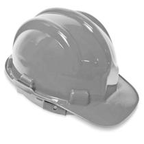 Capacete Proteção Com Carneira Cinza - Plastcor
