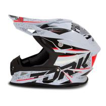 Capacete Protork Cross Fast 788 Skull Vermelho 60