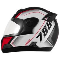 Capacete Protork Evolution G6 Pro Series Vermelho/Branco/Preto