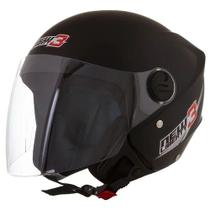Capacete protork new liberty 3 preto fosco 56