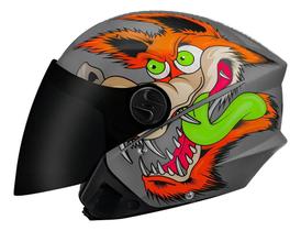 Capacete Protork New Liberty Three Coyote Fosco Viseira Fumê