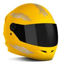 Capacete R8 Unissex Moto Fechado Black Viseira Fumê New Liberty Four 4 Lançamento Viseira Fumê