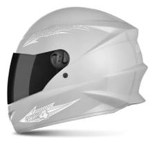 Capacete R8 Unissex Moto Fechado Black Viseira Fumê New Liberty Four 4 Lançamento Viseira Fumê - Pro Tork