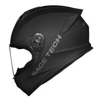 Capacete Race Tech Hit Monocolor Matte Black