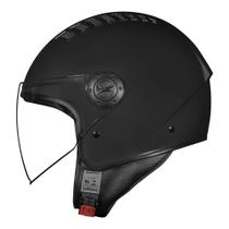 Capacete race tech one monocolor preto fosco