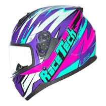 Capacete Race Tech Sector Electro Purple Pink Feminino