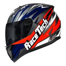 Capacete Race Tech Sector Electro Titanium Laranja Brilho