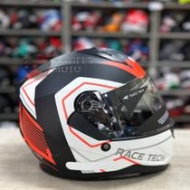 Capacete Race Tech Sector Exilio Black Orange