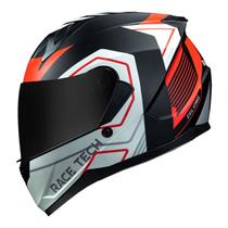 Capacete Race Tech Sector Exilio Preto/Laranja N56 Masculino/Feminino/Urbano/Esportivo/Motoqueiro/Motociclist