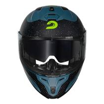 Capacete race tech signal gear azul fosco