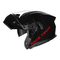 Capacete Race Tech Signal Monocolor Escamoteável Robocop Articulado Viseira Óculos Solar Interno Masculino Feminino Capacete Race Tech Signal Monocolor Escamoteável Robocop Articulado Viseira Óculos Solar Interno Masculino Feminino