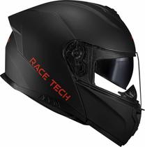 Capacete Race Tech Signal Monocolor Preto Fosco Capacete Race Tech Signal Monocolor Preto Fosco