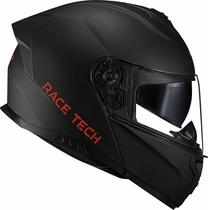 Capacete Race Tech Signal Monocolor Preto Fosco