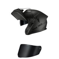Capacete Race Tech Signal Monocolor Titanium Cinza Fosco Mais Viseira Fumê