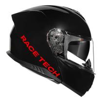 Capacete Race Tech Signal Preto Brilho Capacete Race Tech Signal Preto Brilho