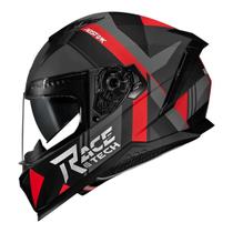 Capacete Race Tech Volt Abstrak Matte Black Red Capacete Race Tech Volt Abstrak Matte Black Red