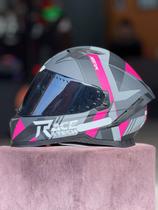 Capacete race tech volt abstrak