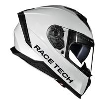 Capacete Race Tech Volt Monocolor Branco Capacete Race Tech Volt Monocolor Branco