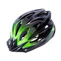 Capacete Rava New Space Preto/verde Tam. M Capacete Rava New Space Preto/verde Tam. M