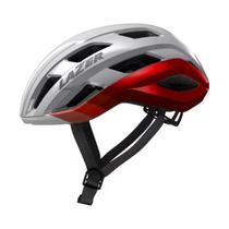 Capacete road lazer strada kineticore prata/vermelho tam g Capacete road lazer strada kineticore prata/vermelho tam g