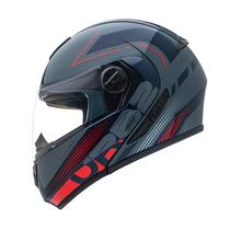 Capacete Robocop Aberto Peels U-RB2 Club Vermelho Moto Óculo