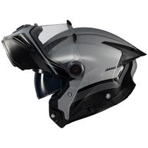 Capacete Robocop Axxis Ghostfighter SV Bit One Cinza Brilhante Tamanho:62Cor:Cinza Capacete Robocop Axxis Ghostfighter SV Bit One Cinza Brilhante Tamanho:62Cor:Cinza