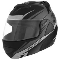 Capacete Robocop Escamoteável V-Pro Jet 3 Cinza e Preto Tam. 60 CAP-576CZPTA Pro Tork