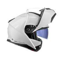 Capacete Robocop Masculino Bieffe B-Dynamic Branco Brilho Capacete Robocop Masculino Bieffe B-Dynamic Branco Brilho