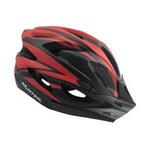 Capacete Rontek RT-58 Preto Vermelho Tam 54-61 com LEd Capacete Rontek RT-58 Preto Vermelho Tam 54-61 com LEd