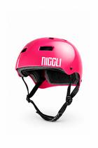 Capacete rosa n1 brilho niggli Capacete rosa n1 brilho niggli