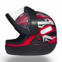 Capacete San Marino 56 Vermelho Grafic Taurus