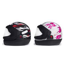 Capacete San Marino Automático Moto Masculino Preto Feminino Branco