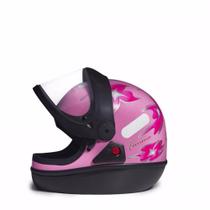 Capacete San Marino Feminino Rosa Tamanho:60 - Taurus