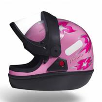Capacete San Marino Infantil 54 Rosa Taurus