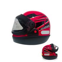 Capacete San Marino Titanium Original Automatico Taurus Vermelho