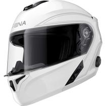 Capacete Sena Outrush Modular Smart Gloss Branco Tamanho L
