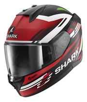 Capacete shark d-skwal 3 firstlap mat krg preto vermelho fosco