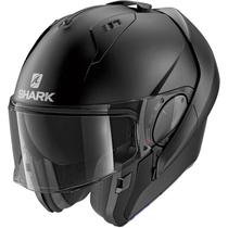 Capacete Shark Modular Escamoteável Evo ES Preto fosco Tam58 Capacete Shark Modular Escamoteável Evo ES Preto fosco Tam58