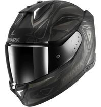 Capacete shark skwal i3 linik inm kaa preto cinza fosco cor:preto cinza foscotamanho do capacete:60
