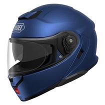 Capacete Shoei Neotec 3 Carbono Robocop Azul Fosco Moto