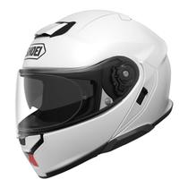 Capacete Shoei Neotec 3 Carbono Robocop Branco Brilho Moto