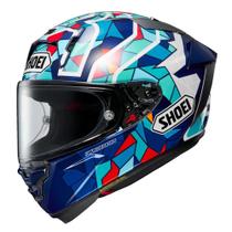 Capacete Shoei X-SPR Pro Marquez Barcelona Tc-10 Capacete Shoei X-SPR Pro Marquez Barcelona Tc-10