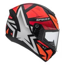 Capacete Spike II 1St Preto Vermelho